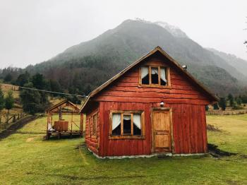 Cabañas Ruka Pangui en Melipeuco, Araucania